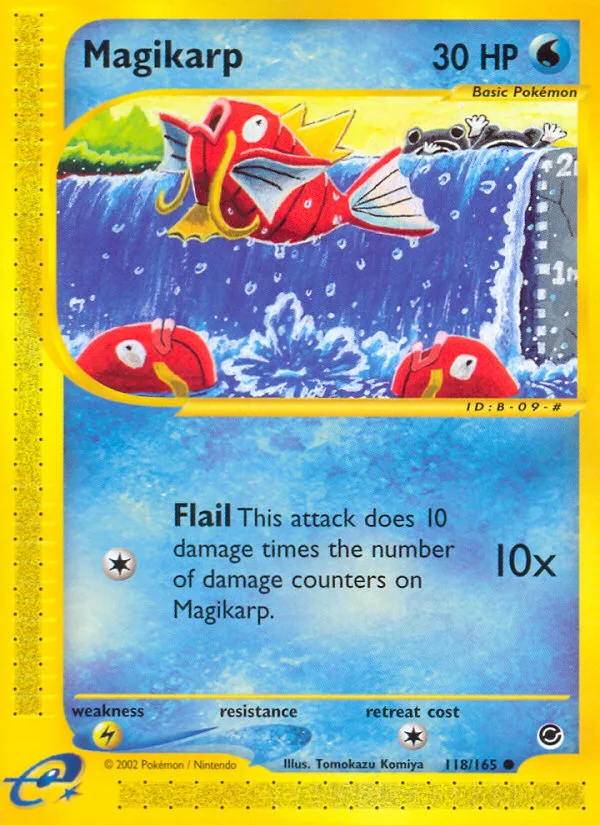 Magikarp #118 Expedition Base Set Pokemon card