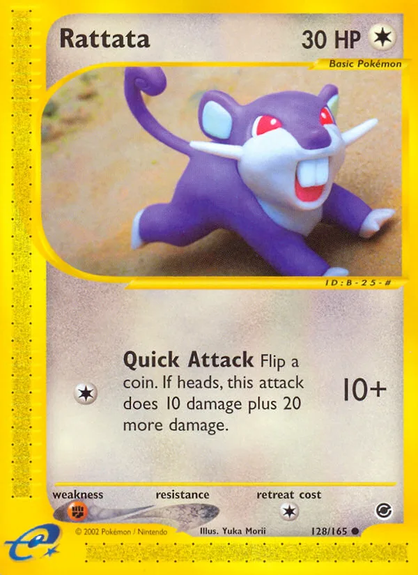Rattata #128 Expedition Base Set Pokemon card