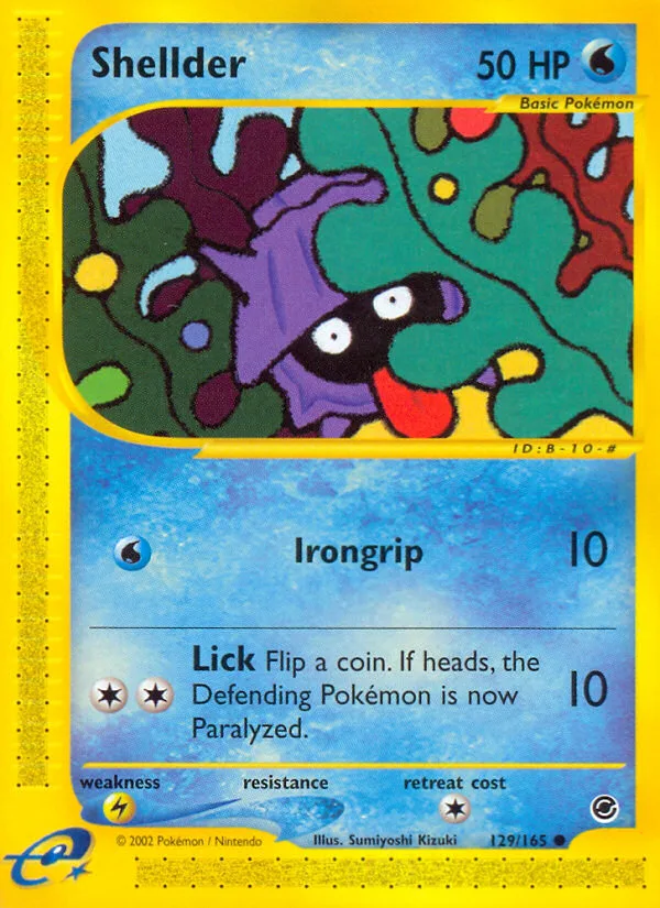 Shellder #129 Expedition Base Set Pokemon card