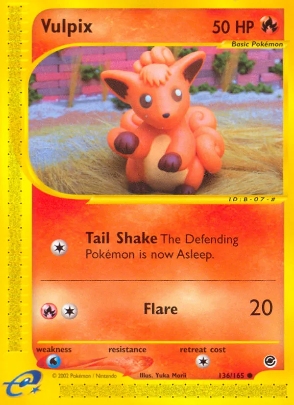 Vulpix #136 Expedition Base Set Pokemon card