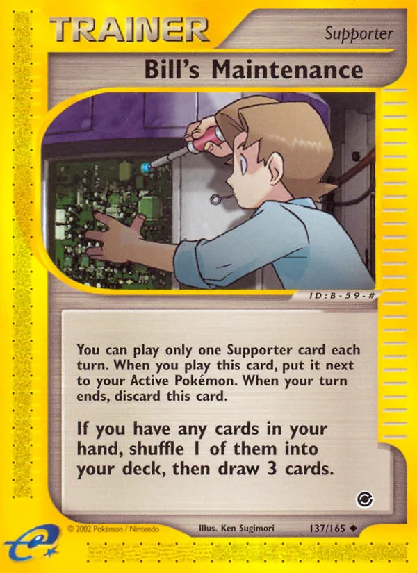 Bill's Maintenance Expedition Base Set card