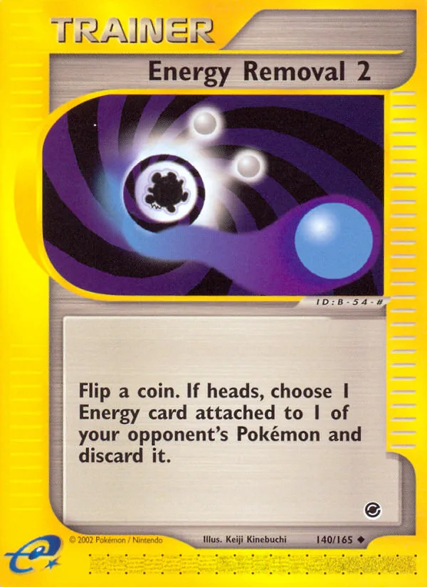 Energy Removal 2 #140 Expedition Base Set Pokemon card