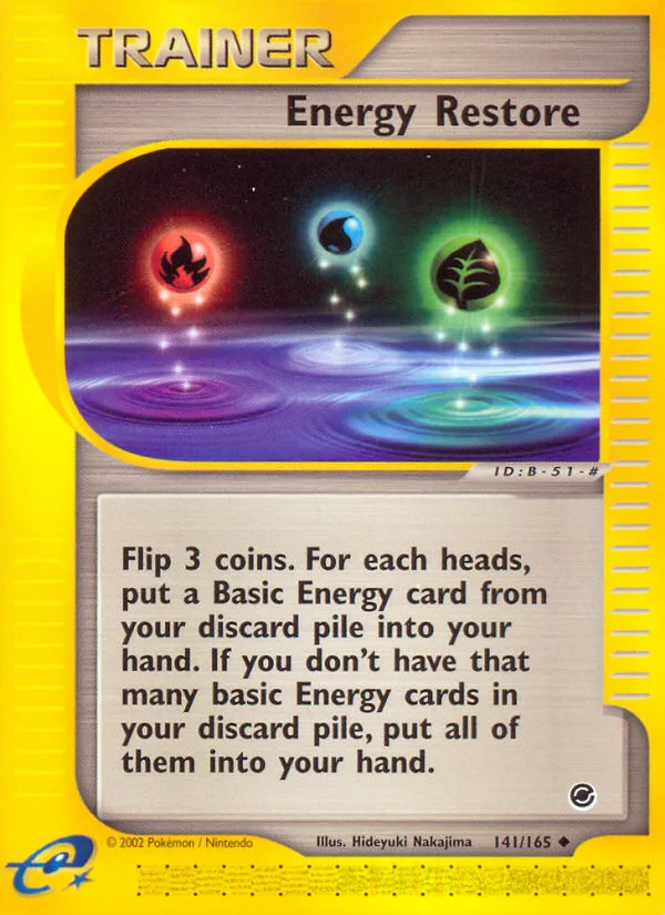 Energy Restore #141 Expedition Base Set Pokemon card