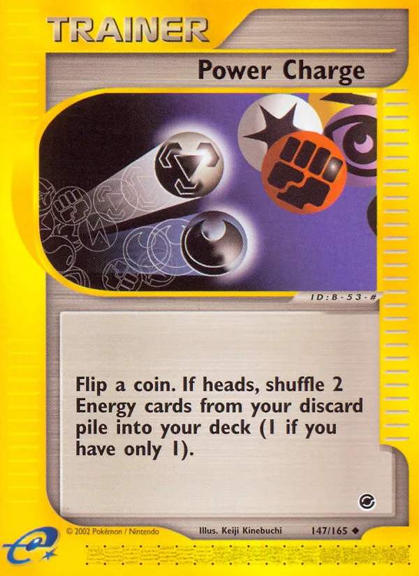 Power Charge #147 Expedition Base Set Pokemon card