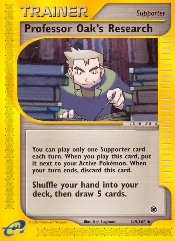 Professor Oak's Research Expedition Base Set card