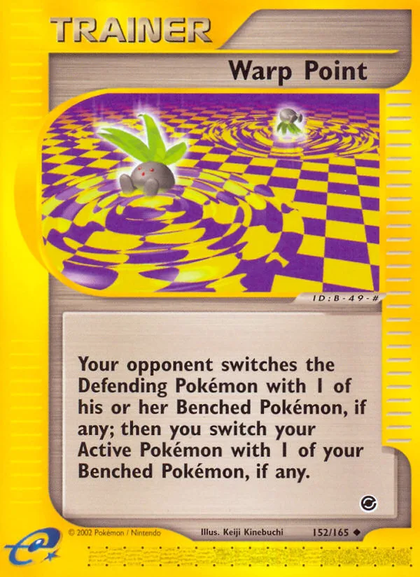 Warp Point #152 Expedition Base Set Pokemon card