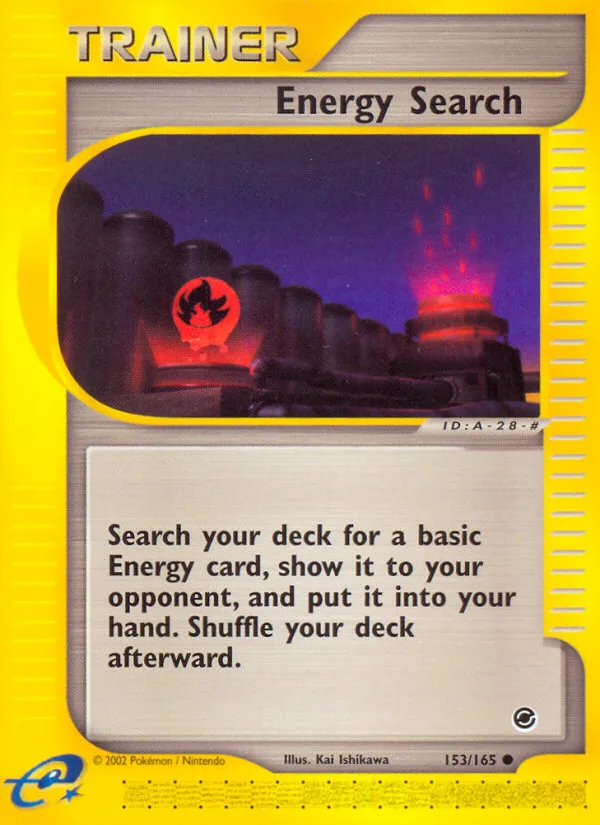 Energy Search Expedition Base Set card
