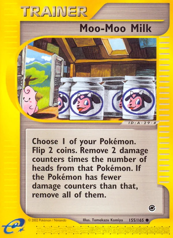 Moo-Moo Milk #155 Expedition Base Set Pokemon card