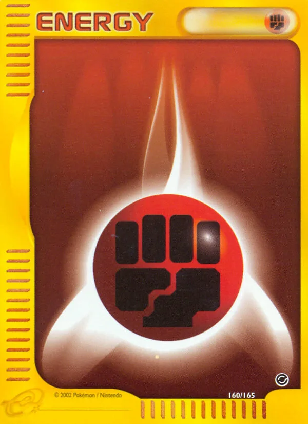 Fighting Energy #160 Expedition Base Set Pokemon card