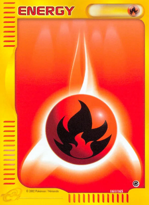 Fire Energy #161 Expedition Base Set Pokemon card