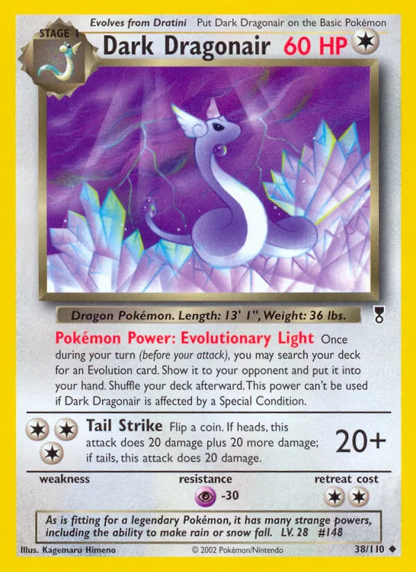 Dark Dragonair #38 Legendary Collection Pokemon card