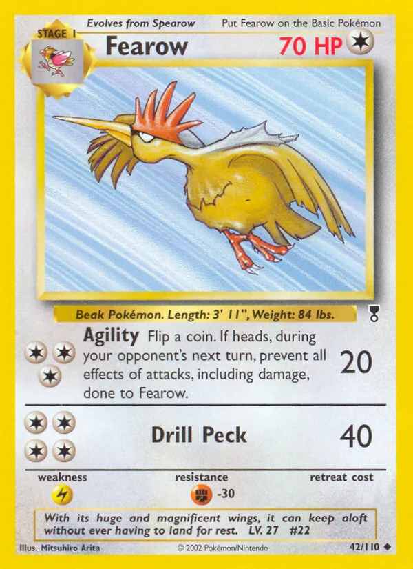 Fearow #42 Legendary Collection Pokemon card