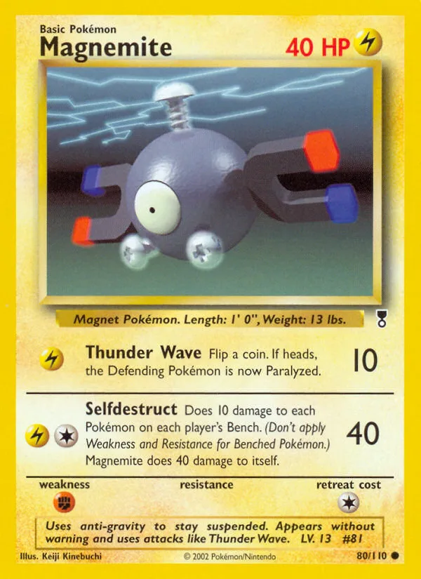 Magnemite Legendary Collection card