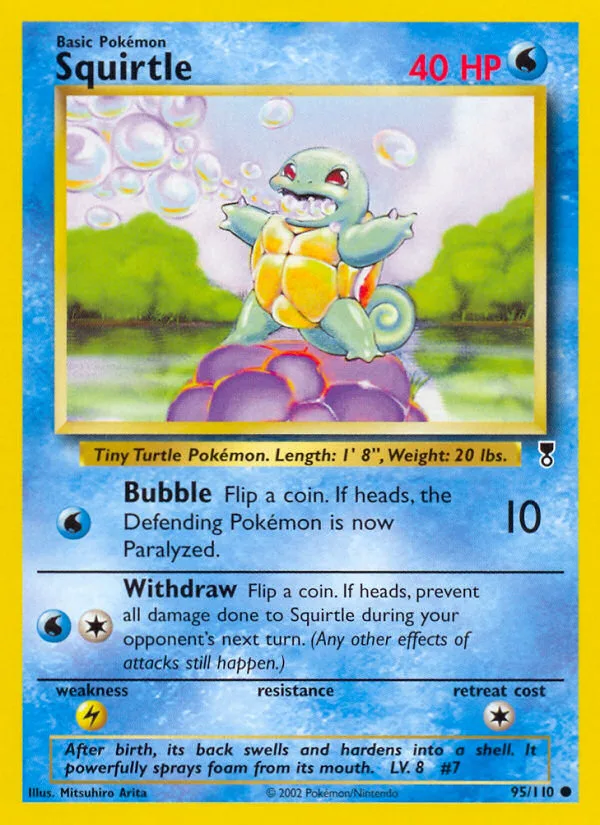 Squirtle Legendary Collection card