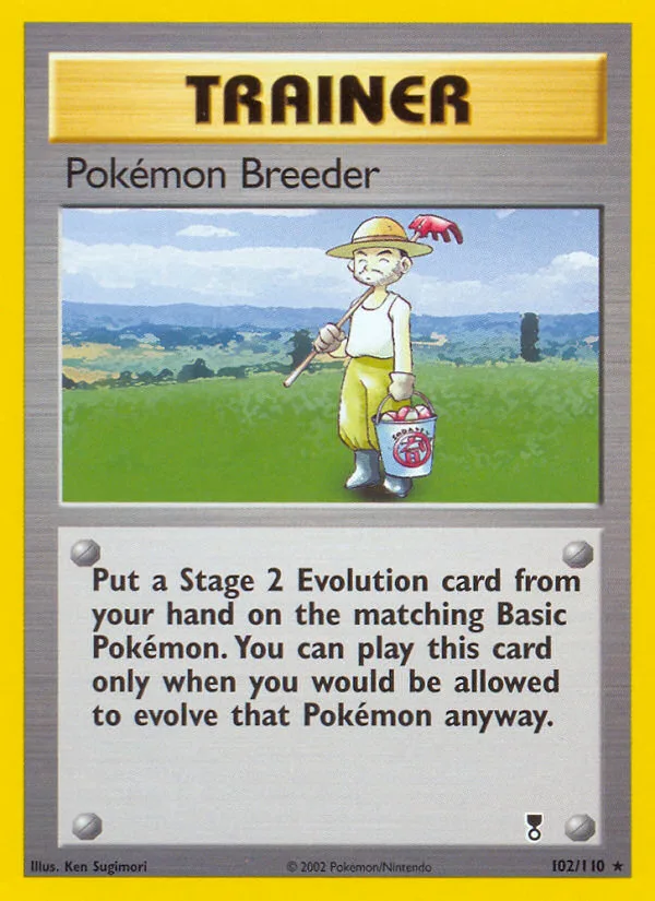 Pokémon Breeder #102 Legendary Collection Pokemon card
