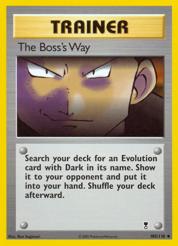 The Boss's Way Legendary Collection card