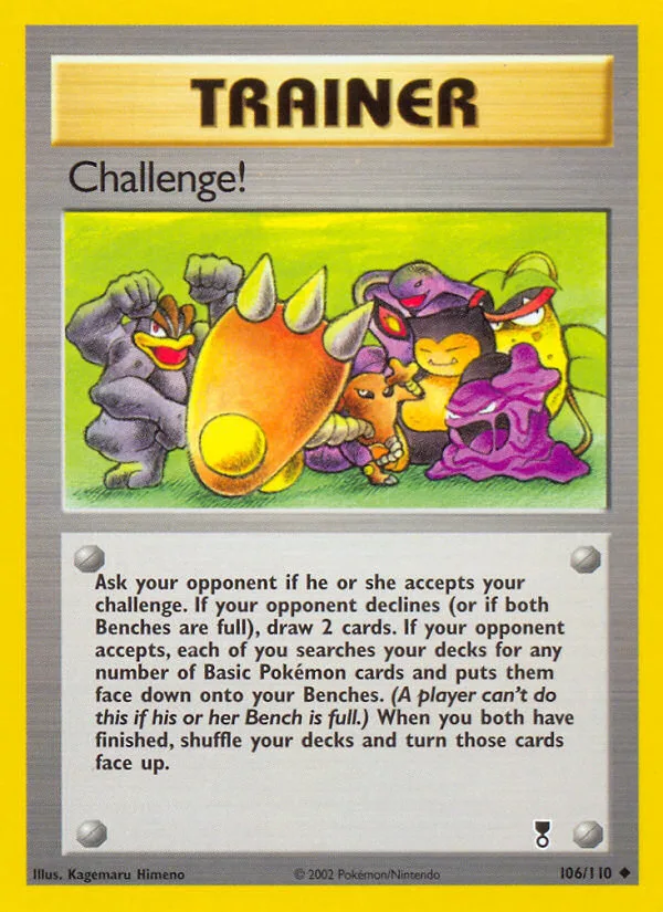 Challenge! #106 Legendary Collection Pokemon card