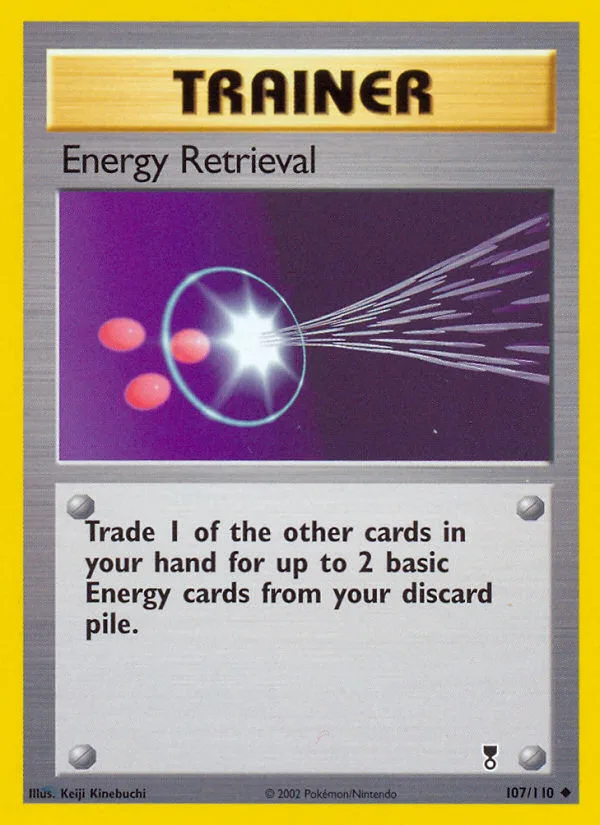 Energy Retrieval #107 Legendary Collection Pokemon card