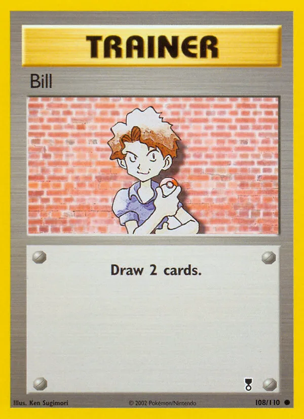 Bill #108 Legendary Collection Pokemon card