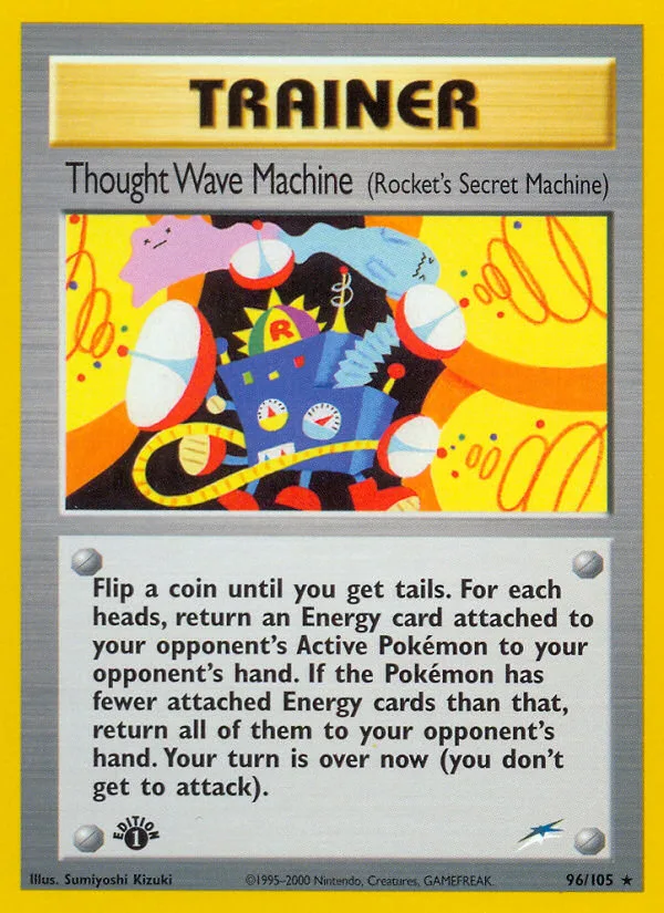 Thought Wave Machine #96 Neo Destiny Pokemon card