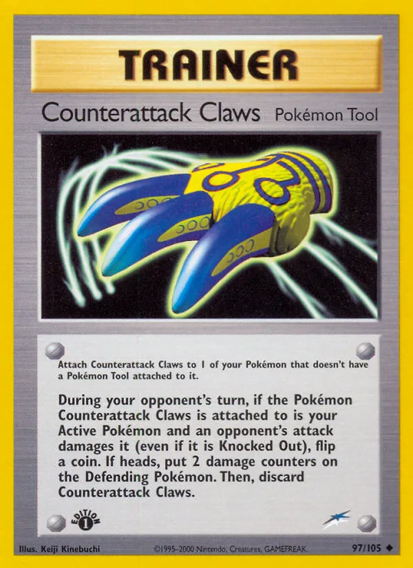 Counterattack Claws #97 Neo Destiny Pokemon card