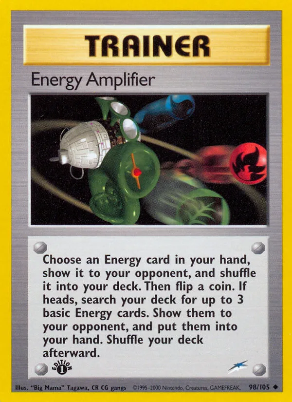 Energy Amplifier #98 Neo Destiny Pokemon card
