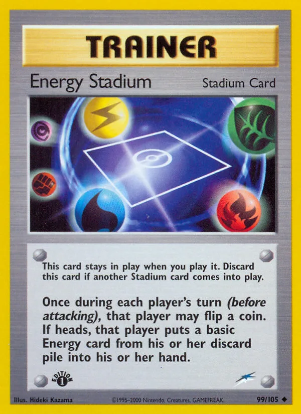 Energy Stadium #99 Neo Destiny Pokemon card