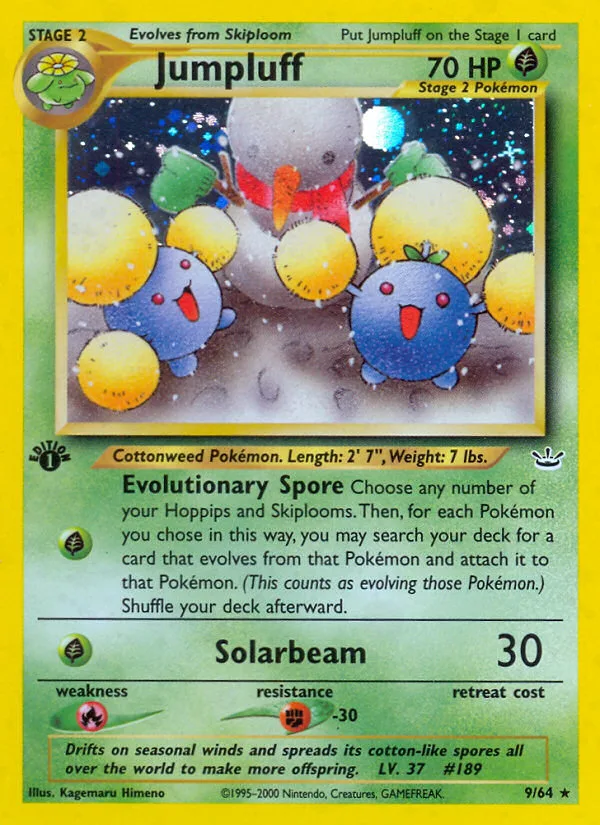 Jumpluff #9 Neo Revelation Pokemon card
