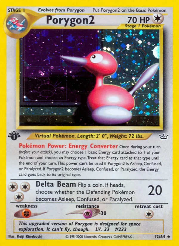 Porygon2 #12 Neo Revelation Pokemon card