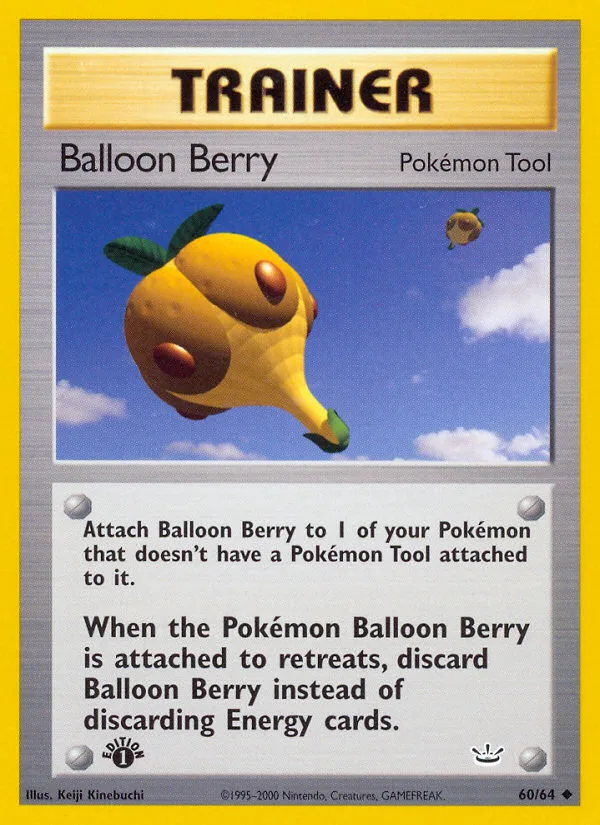 Balloon Berry #60 Neo Revelation Pokemon card
