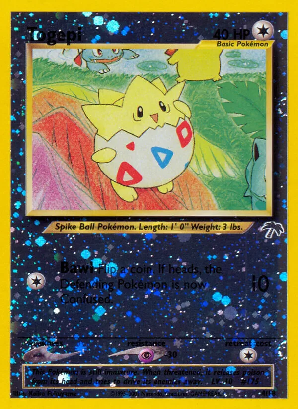 Togepi #4 Southern Islands Pokemon card