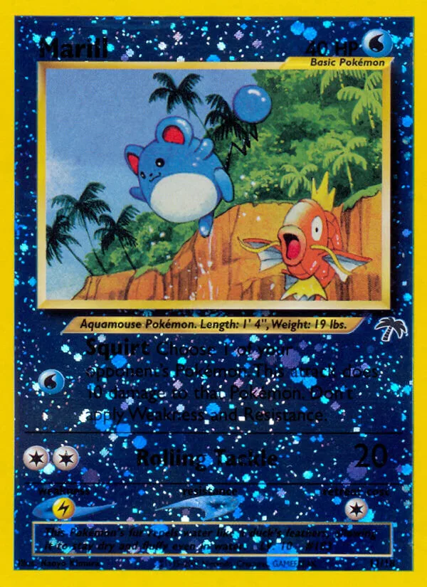 Marill #11 Southern Islands Pokemon card