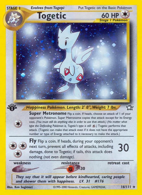 Togetic #16 Neo Genesis Pokemon card