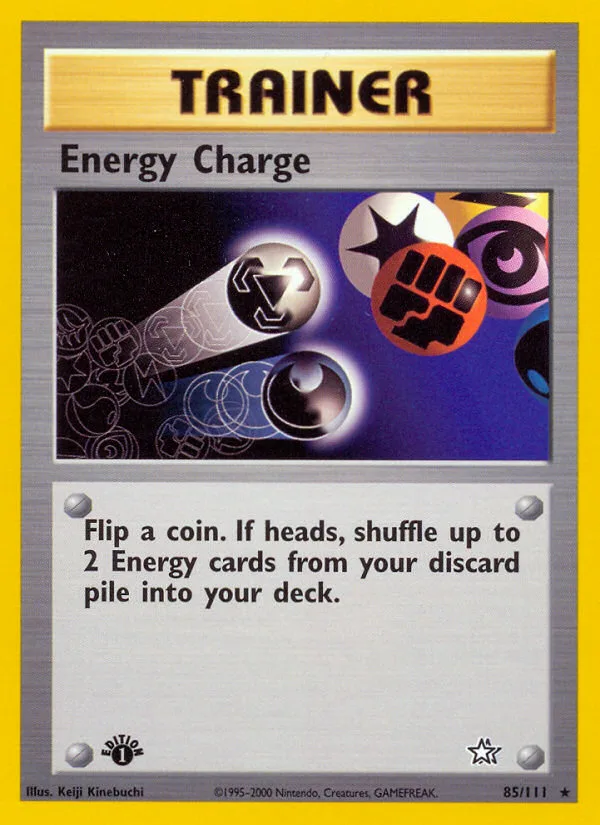 Energy Charge #85 Neo Genesis Pokemon card