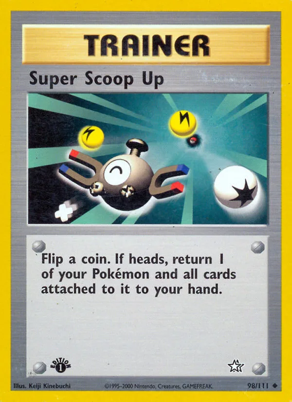 Super Scoop Up #98 Neo Genesis Pokemon card