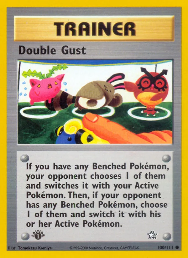 Double Gust #100 Neo Genesis Pokemon card