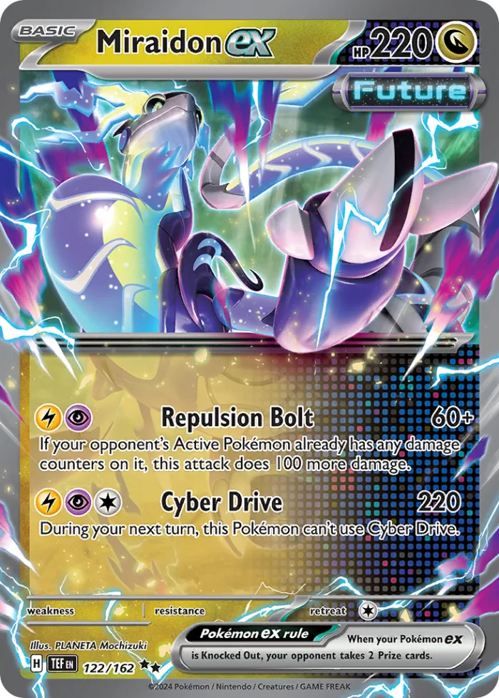 Miraidon ex #122 Temporal Forces Pokemon card
