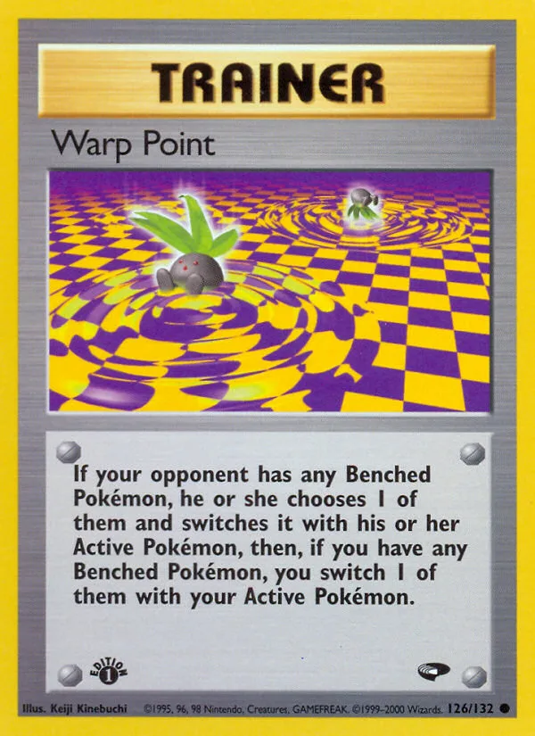Warp Point #126 Gym Challenge Pokemon card