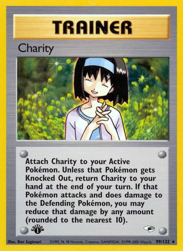 Charity #99 Gym Heroes Pokemon card