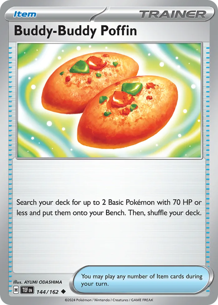 Buddy-Buddy Poffin #144 Temporal Forces Pokemon card