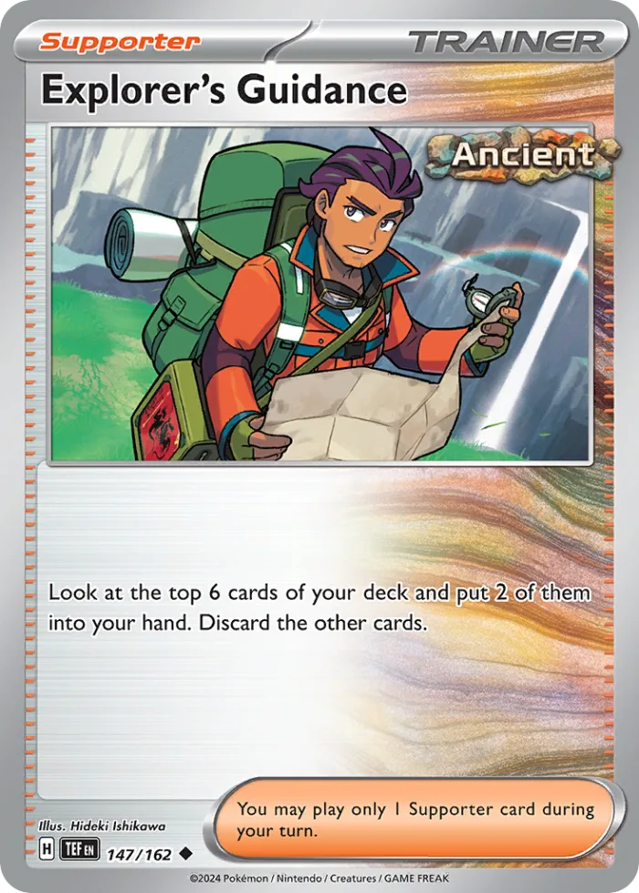 Explorer's Guidance #147 Temporal Forces Pokemon card
