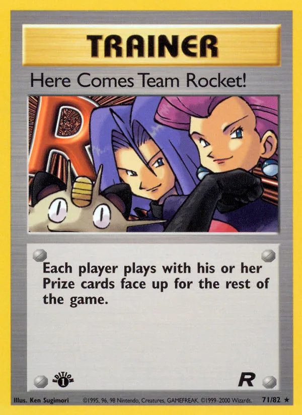 Here Comes Team Rocket! #71 Team Rocket Pokemon card