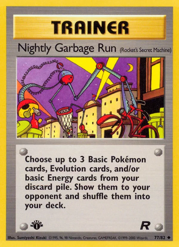 Nightly Garbage Run #77 Team Rocket Pokemon card