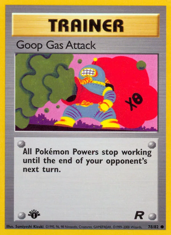 Goop Gas Attack #78 Team Rocket Pokemon card