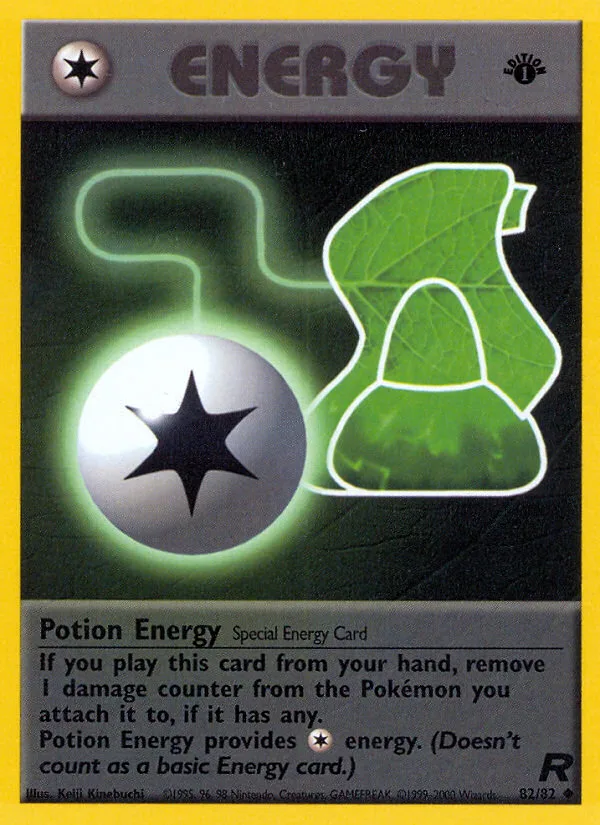 Potion Energy #82 Team Rocket Pokemon card