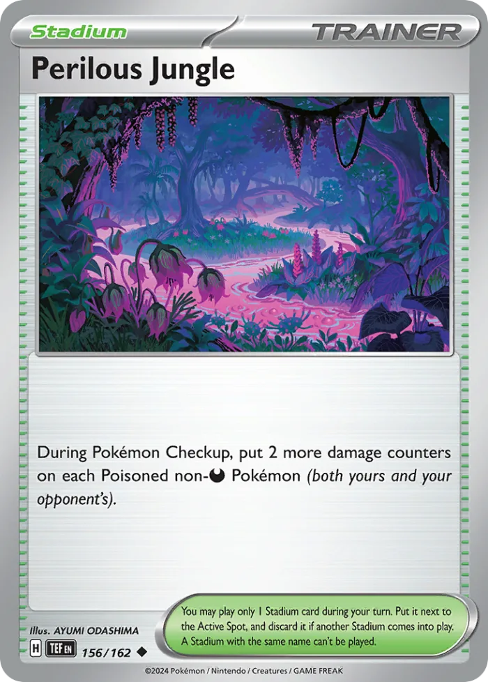 Perilous Jungle #156 Temporal Forces Pokemon card