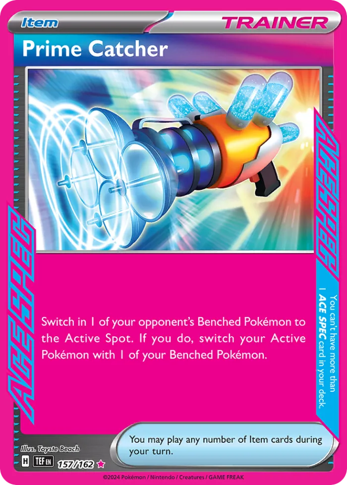 Prime Catcher #157 Temporal Forces Pokemon card
