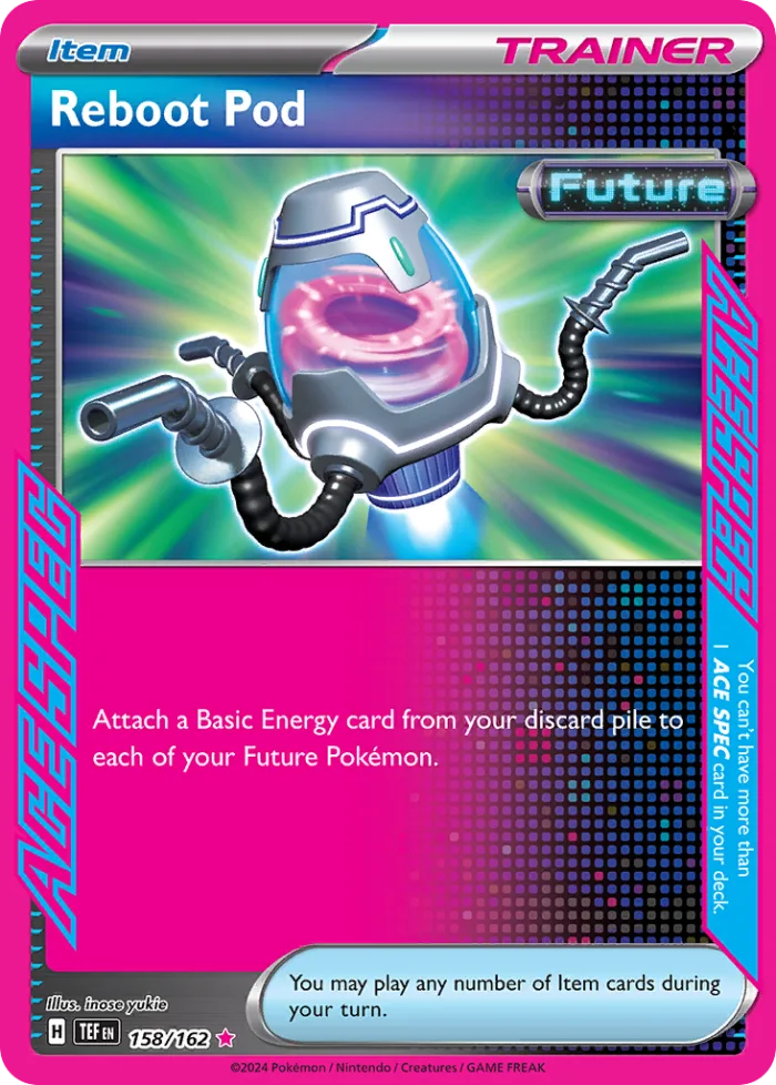 Reboot Pod #158 Temporal Forces Pokemon card