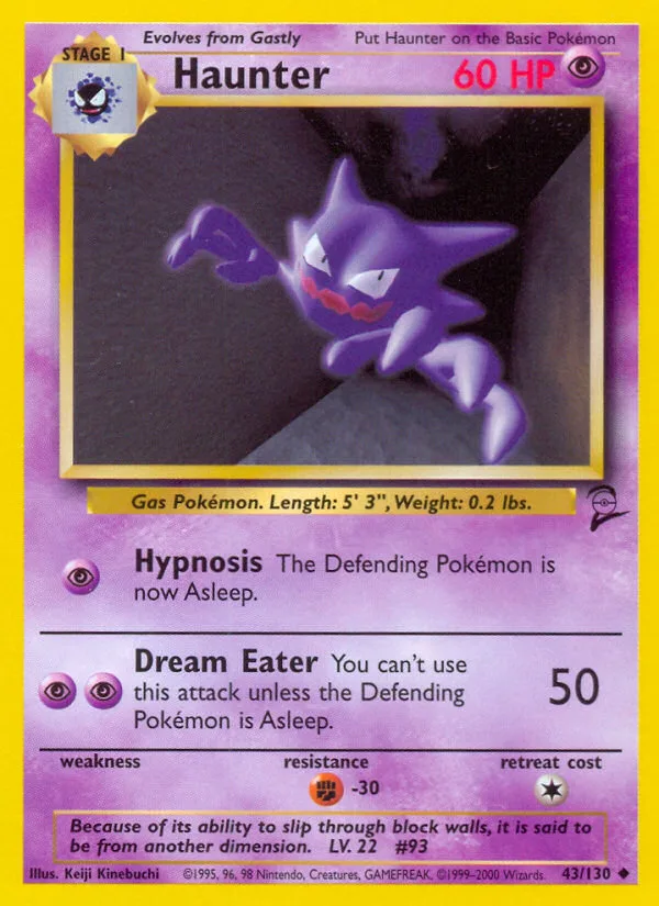 Haunter Base Set 2 card