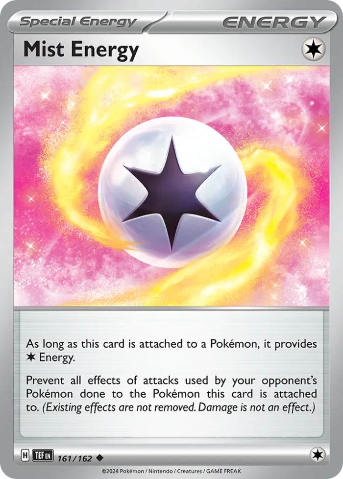 Mist Energy #161 Temporal Forces Pokemon card